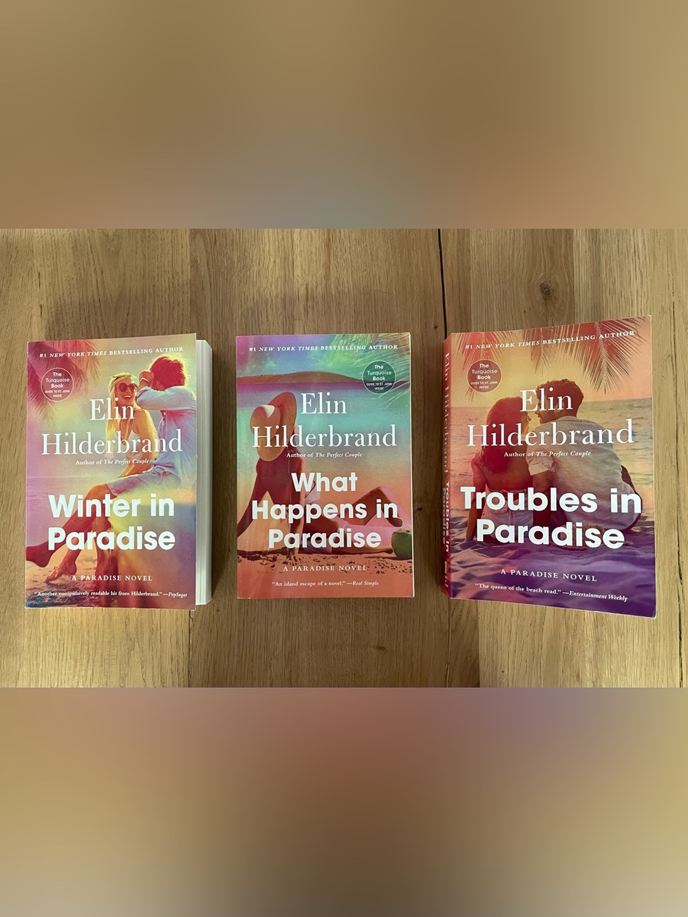 Elin Hilderbrand “Paradise” (St.John) Trilogy -  paperback like new.
